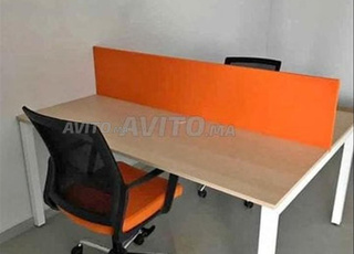 bureau open space ergonomique