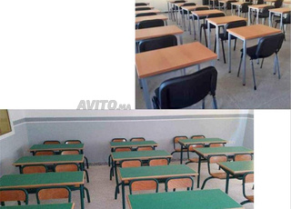 Les tables scolaires de Rabat