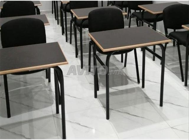 Chaise Table Scolaire   أثاث المدرسة A  Dkrhn