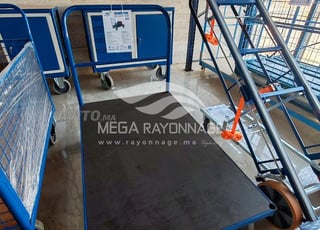 Chariot à dossier tubulaire – 1000kg