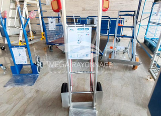 Diable aluminium avec pelle – 200kg