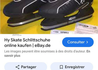 Chaussure patinage sur glace