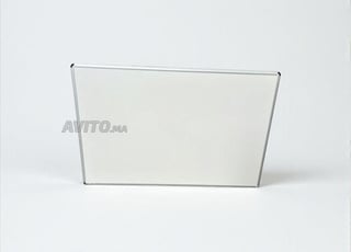 Tableau blanc chromé fixation mural 60x90cm