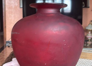 vase en verre sous forme de coeur