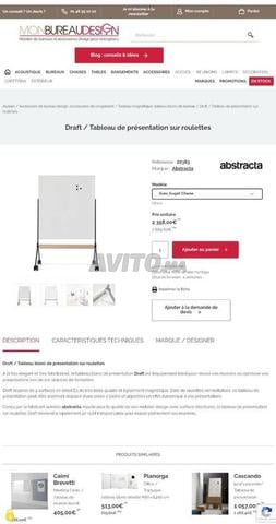 Tableau blanc magnétique Draft Abstracta Suédois