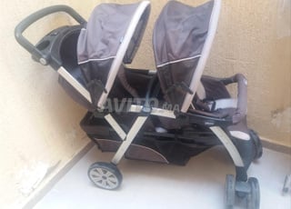 Poussette jumeaux marque Chicco