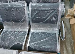 أريكة جلدية صناعية مقعدان