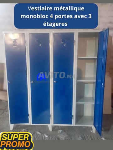 Casier pour vestiaire métallique en stock dispo