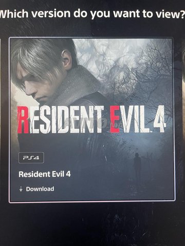 Compte Resident Evil 4 Remake PS5/PS4