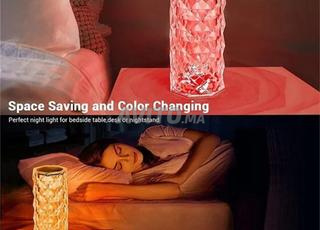 ✅ Abajora Crystal couleurs avec télécommande