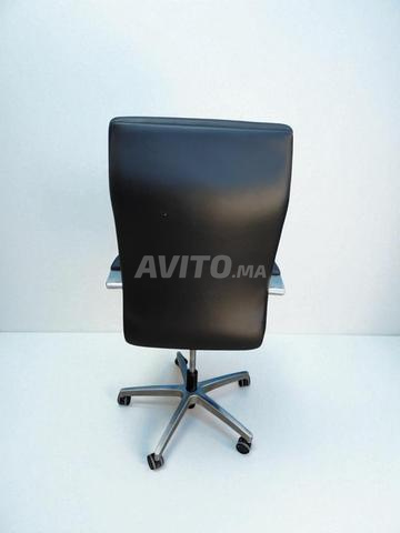 Fauteuil direction cuir noir appui tête promo