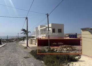 Terrain zoné pour villa à Imsouane – 202 m²