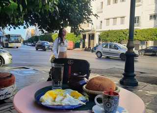 Magasin à vendre Sarout dans la rue Hassan II