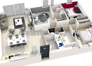 Appartement à vendre 100 m² à Salé