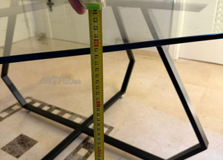 Table en Verre 2 pièces