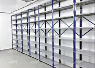 رفوف معدنية بخمسة أرفف