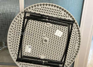 Table ronde pliable pour traiteur 150cm et 120cm