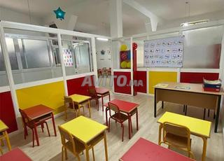 Table scolaire double place / 1 place avec chaises