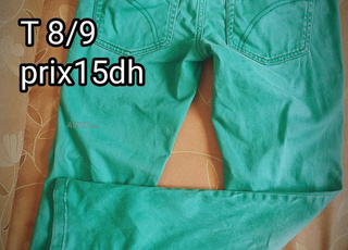 Pantalon pour garçons vert