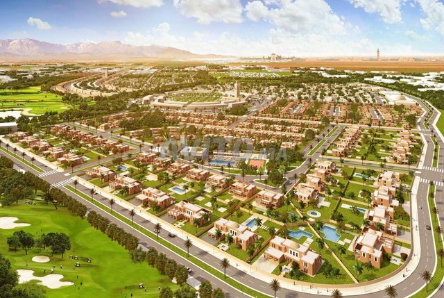 Terrain à vendre – 366 m² – Route d’Amizmiz