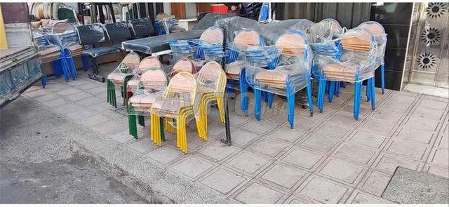 كرسي إيزو مع طاولة كتابة بالجملة بألوان متعددة