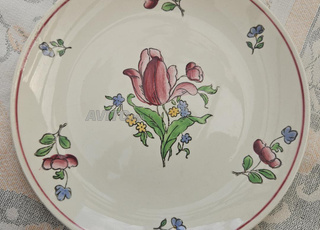 Assiette vintage en faïence de Gien