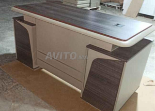 Bureau de direction avec retour et caisson