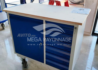 Établi mobile avec 6 tiroirs – 400kg