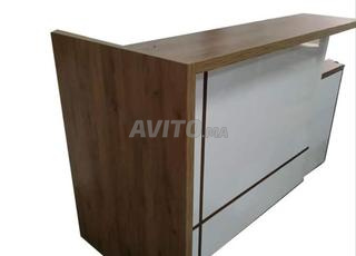 تصنيع مكتب استقبال مع صندوق تخزين