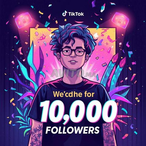 La célébrité sur TikTok commence avec plus de followers 10k