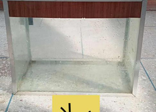 Aquarium corné 46/28/40 f salé