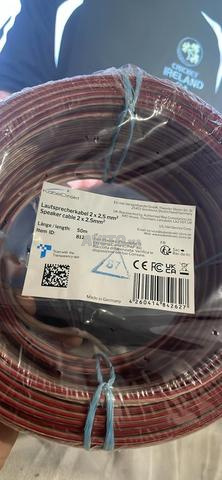 KabelDirekt – Câble haut-parleur de 50 m