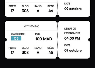Billet Maroc contre Bahreïn
