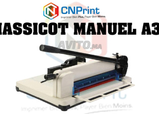 Massicot manuel A3plus et matériel d'impression