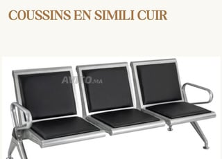 Banquette salle d'attente prix revendeur