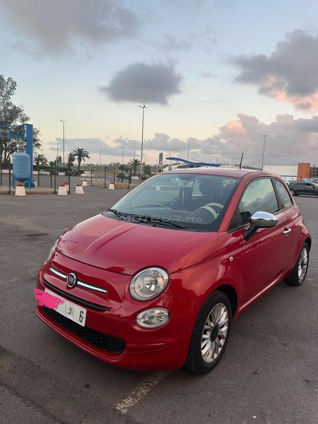 Fiat 500 rouge 2019