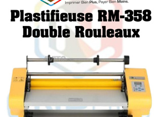 Plastifieuse RM-358 double rouleaux