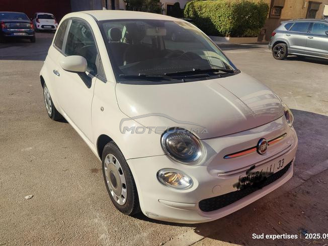 Fiat 500 Blanche nacré en état propre