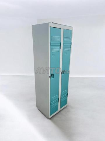 Armoire vestiaire 2 portes en métal atelier