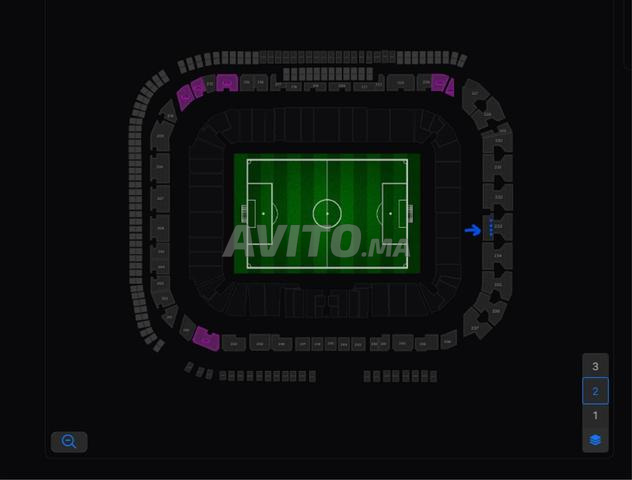 4 تذاكر من الفئة 3 في موقع ممتاز