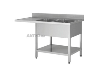 Plonge Professionnelle avec espace lave-vaisselle