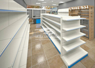 Rayonnage professionnel pour supérettes