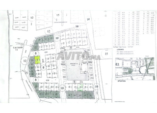Terrain résidentiel excellent avec deux façades dans le lotissement de la commune de Tamessia