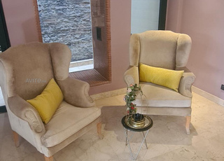 Lot de 2 fauteuils Wingback excellent état