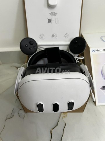 Meta Quest 3 128Gb VR Avec Power Bank & Head Strap