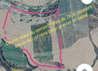 Terrain agricole de 20 hectares à Khemisset Ouad Baht