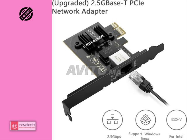 XIAOLO 2.5GBase-T PCIe Adaptateur réseau 2.5Gbps - 2