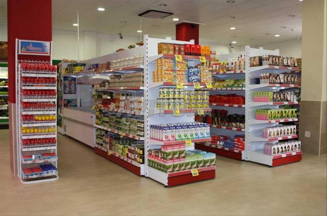 Étagères Rayonnages magasin-supermarché-dépôt