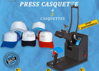 PACK PRESS A CHAUD CASQUETTE