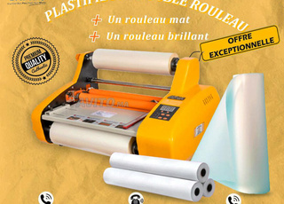 PACK PLASTIFIEUSE DOUBLES ROULEAUX RM58